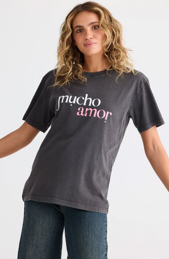 TALISMAN MUCHO AMOR RELAXED TEE WOOLSTATION - CLOTHING TALISMAN 