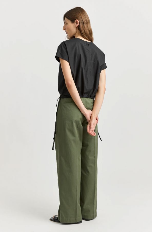 TOORALLIE COTTON DRAWSTRING TOP WOOLSTATION - CLOTHING TOORALLIE 