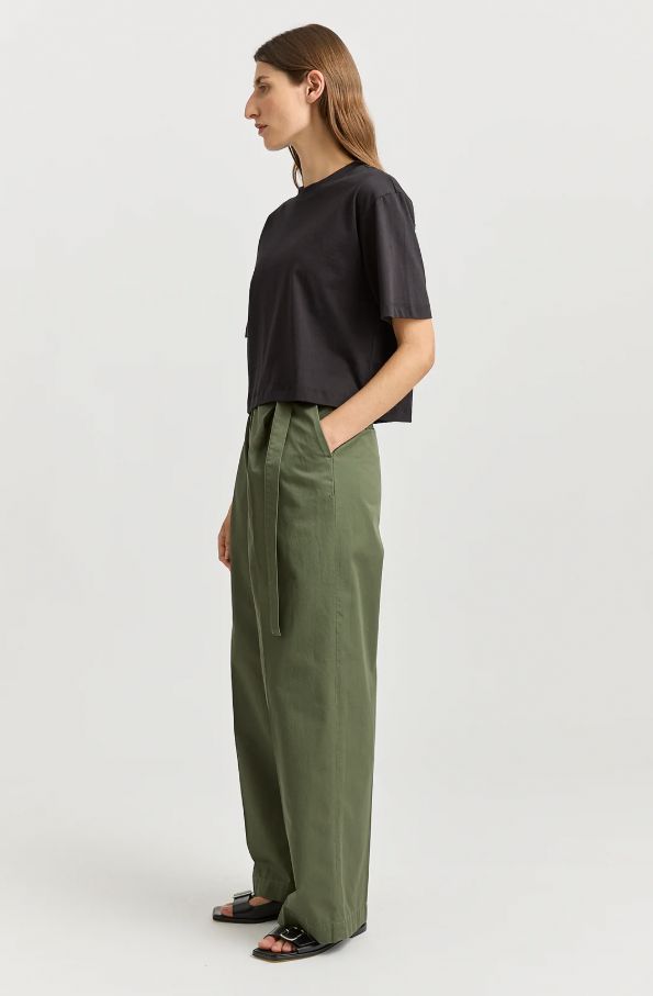 TOORALLIE COTTON DRAWSTRING TOP WOOLSTATION - CLOTHING TOORALLIE 