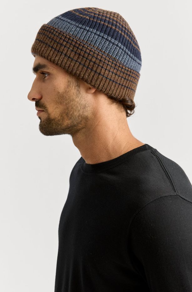 TOORALLIE GRADIENT STRIPE BEANIE WOOLSTATION - ACCESSORIES TOORALLIE 