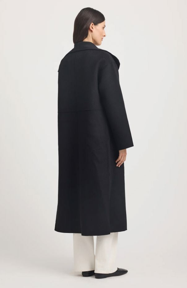 TOORALLIE LONG WRAP COAT WOOLSTATION - CLOTHING TOORALLIE 