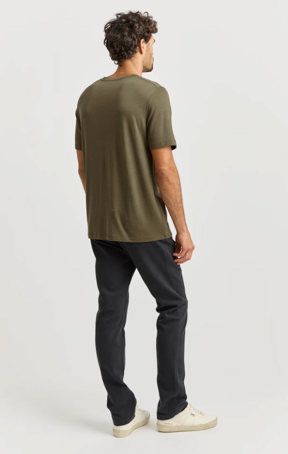 TOORALLIE MERINO CREW T-SHIRT WOOLSTATION - CLOTHING TOORALLIE 