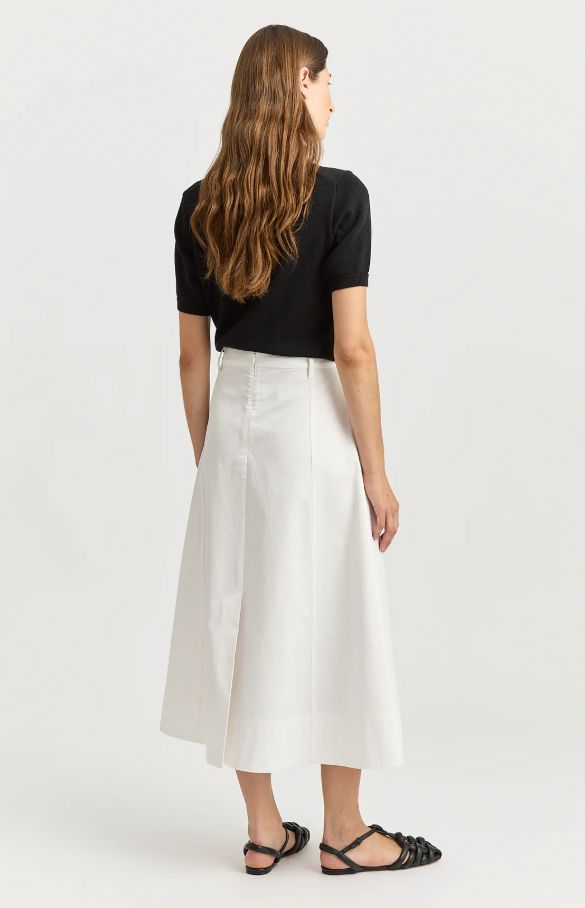 TOORALLIE PLEAT DETAIL MIDI SKIRT WOOLSTATION - CLOTHING TOORALLIE 