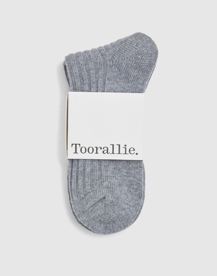 TOORALLIE RIBBED MERINO SOCKS WOOLSTATION - ACCESSORIES TOORALLIE 