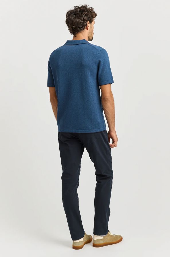 TOORALLIE SHORT SLEEVE KNIT POLO WOOLSTATION - CLOTHING TOORALLIE 