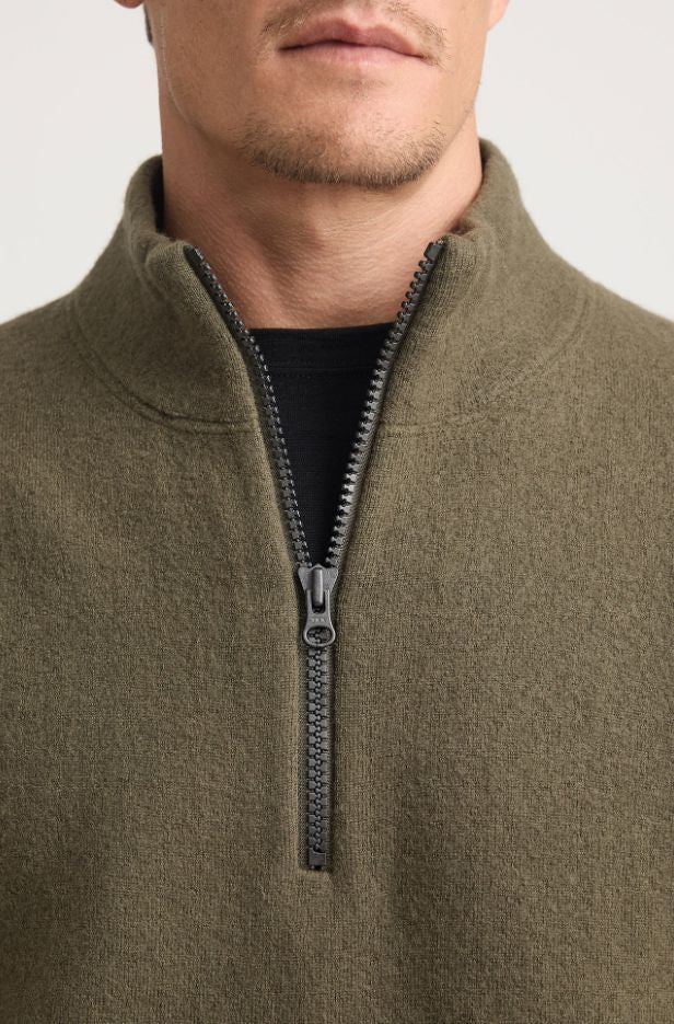 TOORALLIE UTILITY HALF ZIP JUMPER WOOLSTATION - CLOTHING TOORALLIE 