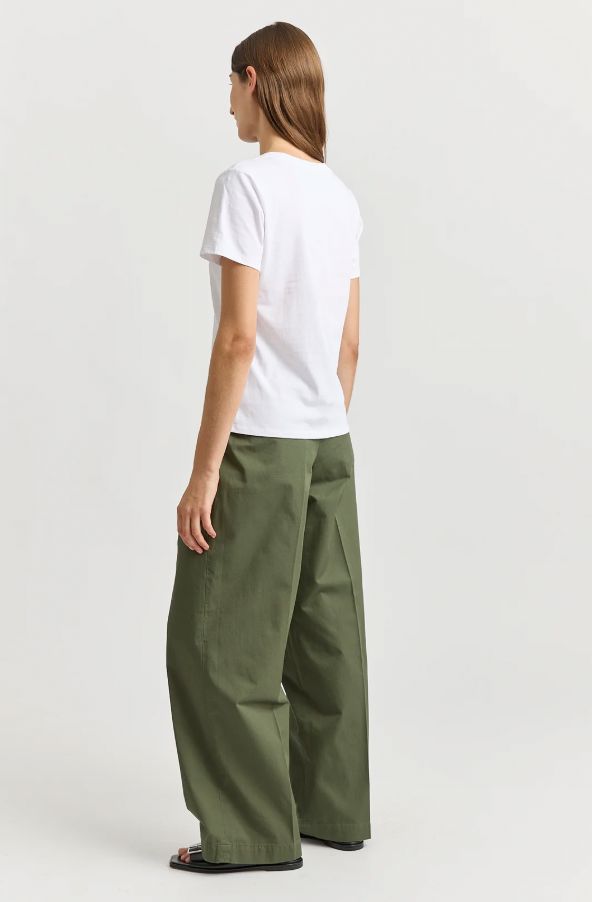 TOORALLIE V NECK TEE WOOLSTATION - CLOTHING TOORALLIE 