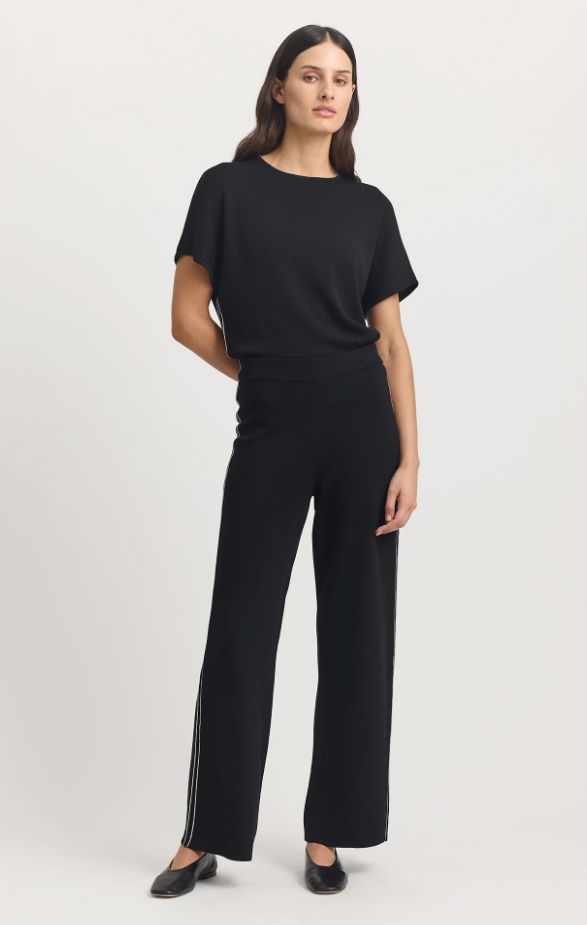 TOORALLIE WIDE LEG KNIT PANT WOOLSTATION - CLOTHING TOORALLIE 