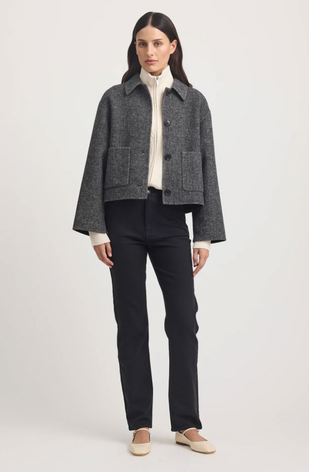 TOORALLIE WOOL JACKET WOOLSTATION - CLOTHING TOORALLIE 