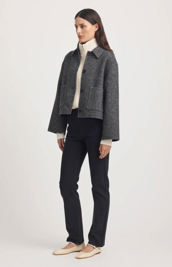 TOORALLIE WOOL JACKET WOOLSTATION - CLOTHING TOORALLIE 