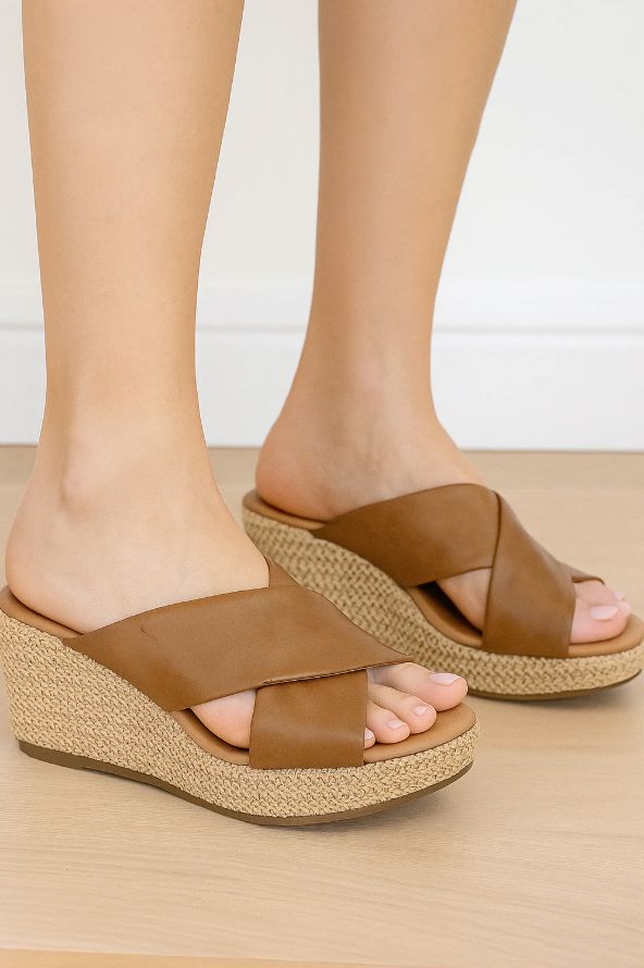 TOP END GEBBER WEDGE SANDAL SHOE SHOP - SHOES TOP END 