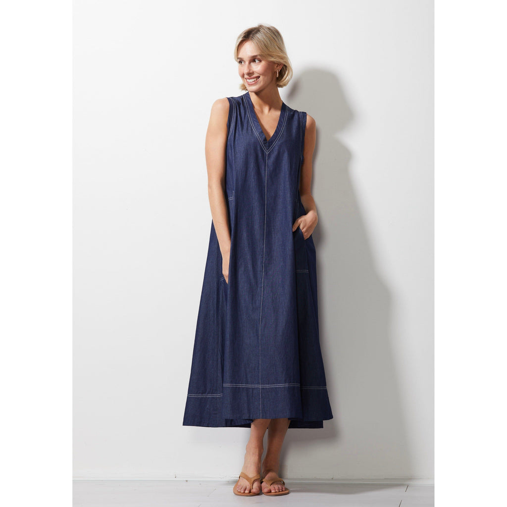 ZAKET AND PLOVER DENIM DRESS WOOLSTATION - CLOTHING Williams Woolshed 