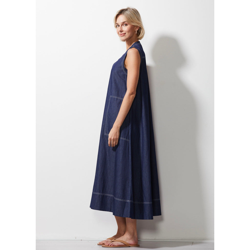 ZAKET AND PLOVER DENIM DRESS WOOLSTATION - CLOTHING Williams Woolshed 