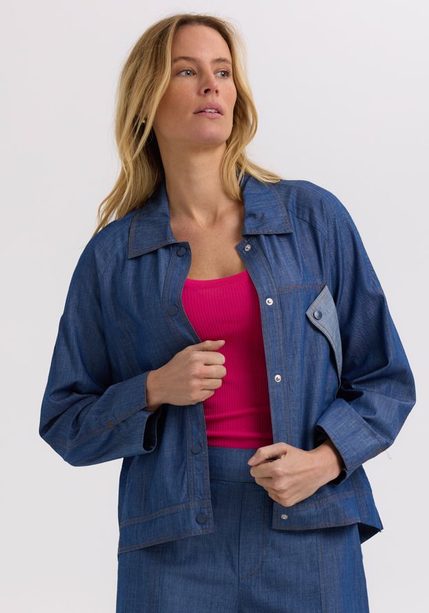 ZAKET AND PLOVER DENIM SHACKET WOOLSTATION - CLOTHING ZAKET AND PLOVER 