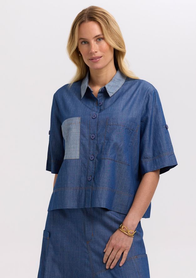 ZAKET AND PLOVER DENIM SHIRT WOOLSTATION - CLOTHING ZAKET AND PLOVER 
