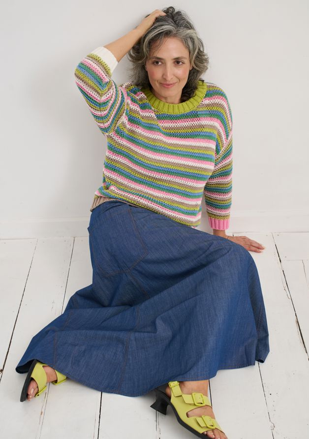 ZAKET AND PLOVER DENIM SKIRT WOOLSTATION - CLOTHING ZAKET AND PLOVER 