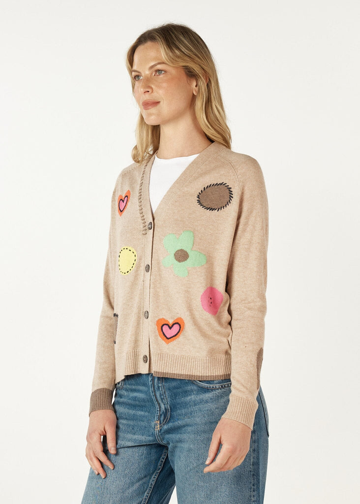 ZAKET & PLOVER HAPPY CARDIGAN WOOLSTATION - CLOTHING ZAKET AND PLOVER 