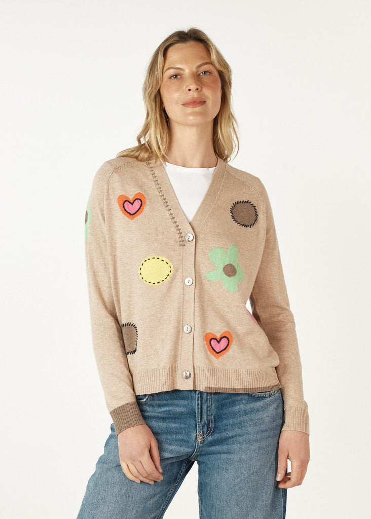 ZAKET & PLOVER HAPPY CARDIGAN WOOLSTATION - CLOTHING ZAKET AND PLOVER 