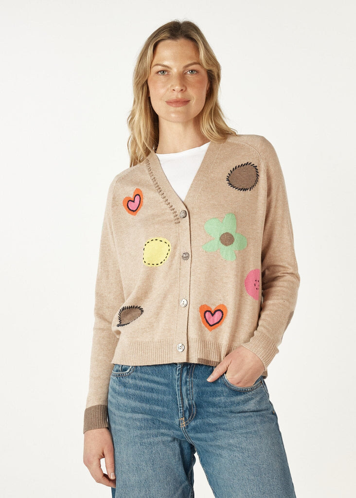 ZAKET & PLOVER HAPPY CARDIGAN WOOLSTATION - CLOTHING ZAKET AND PLOVER L OAT 