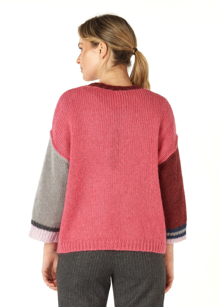 ZAKET & PLOVER MOHAIR COLOR BLOCK JUMPER WOOLSTATION - CLOTHING ZAKET AND PLOVER 