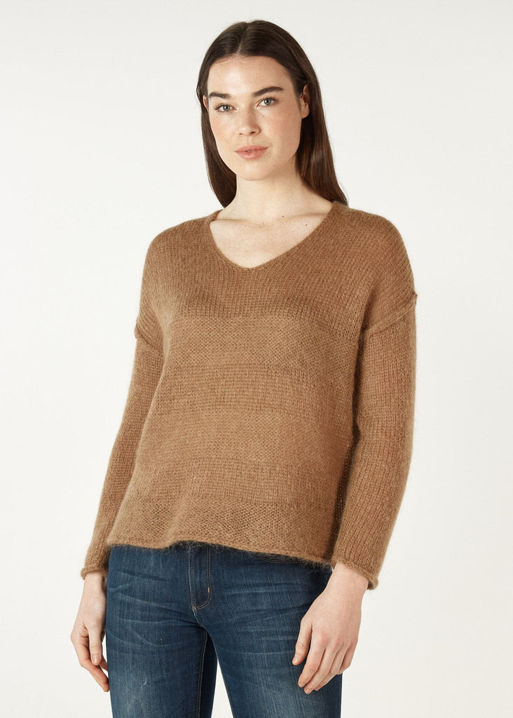 ZAKET & PLOVER MOHAIR V JUMPER WOOLSTATION - CLOTHING ZAKET AND PLOVER 