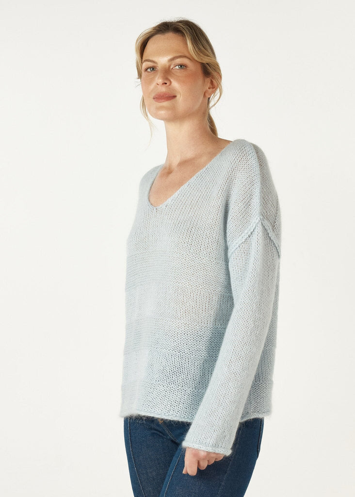 ZAKET & PLOVER MOHAIR V JUMPER WOOLSTATION - CLOTHING ZAKET AND PLOVER 