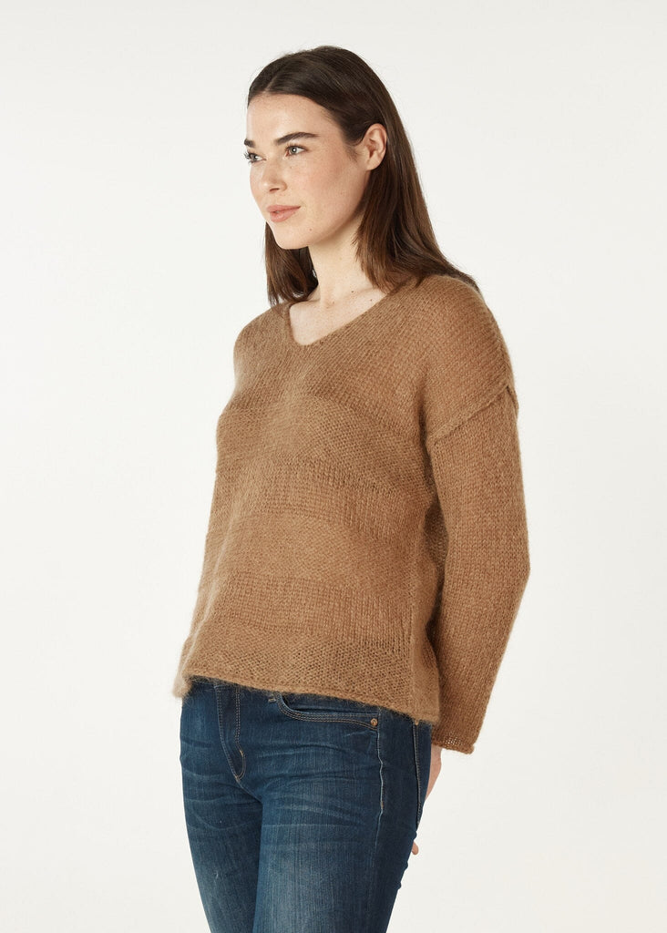 ZAKET & PLOVER MOHAIR V JUMPER WOOLSTATION - CLOTHING ZAKET AND PLOVER 