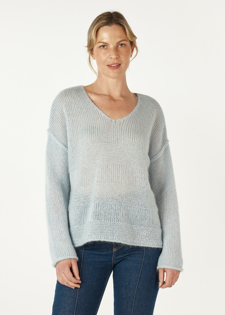 ZAKET & PLOVER MOHAIR V JUMPER WOOLSTATION - CLOTHING ZAKET AND PLOVER 