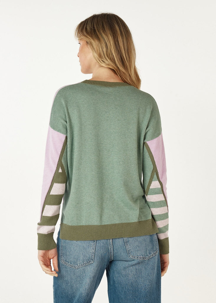 ZAKET & PLOVER MOSAIC INTARSIA JUMPER WOOLSTATION - CLOTHING ZAKET AND PLOVER 