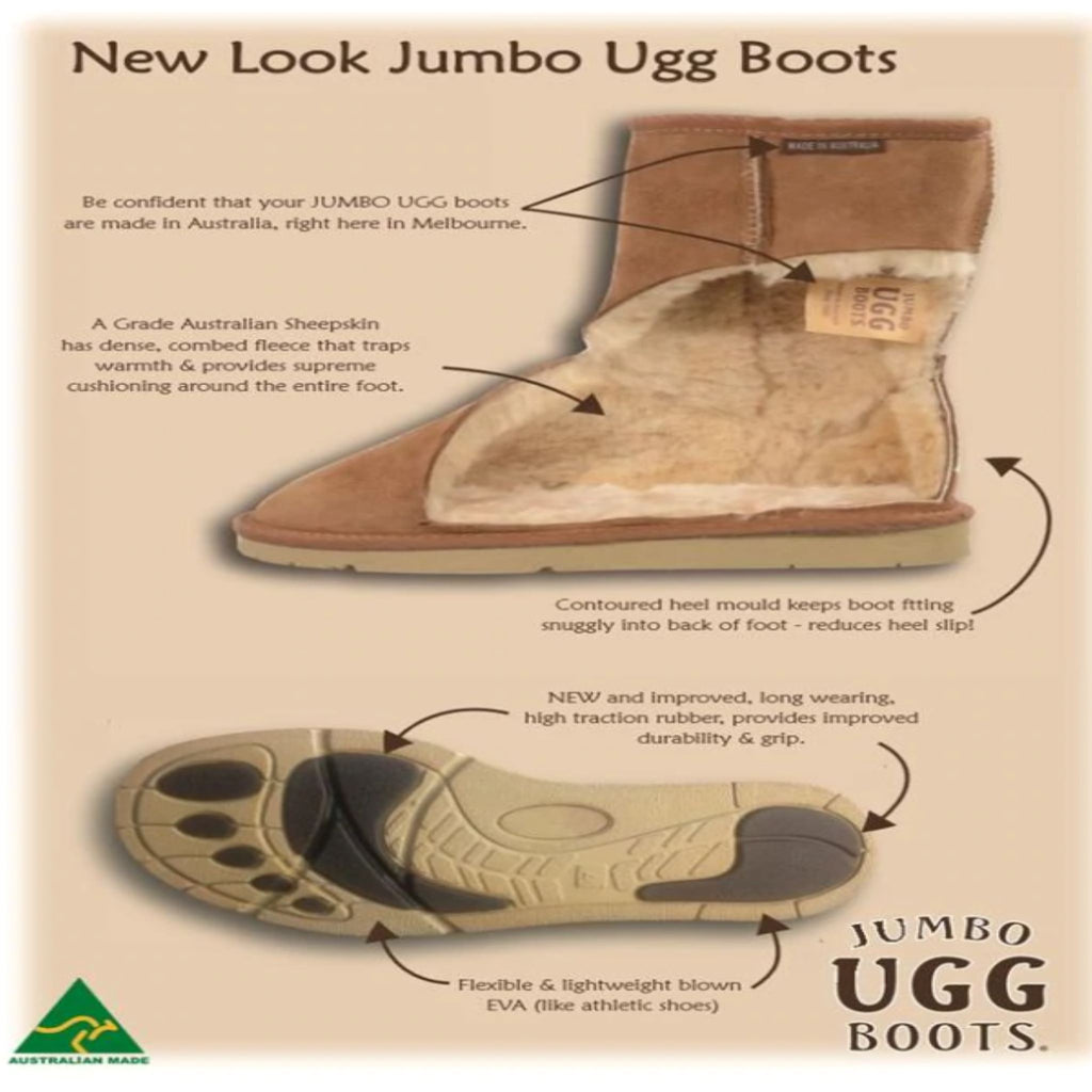 Jumbo Ugg Classic Short Ugg Boot SHOE SHOP - UGGS BOOTS Williams Woolshed 