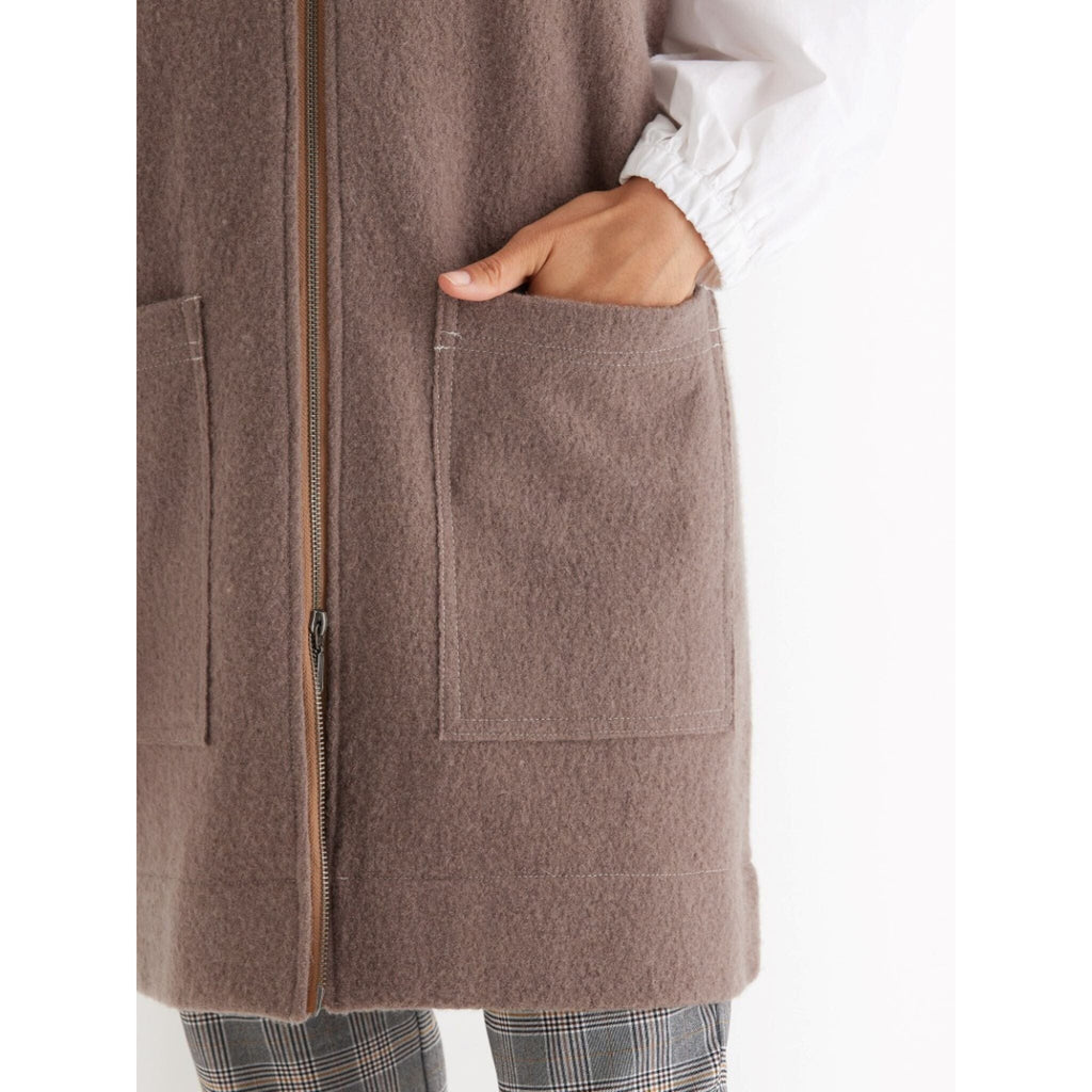 MARCO POLO BOILED WOOL VEST WOOLSTATION - CLOTHING MARCO POLO 